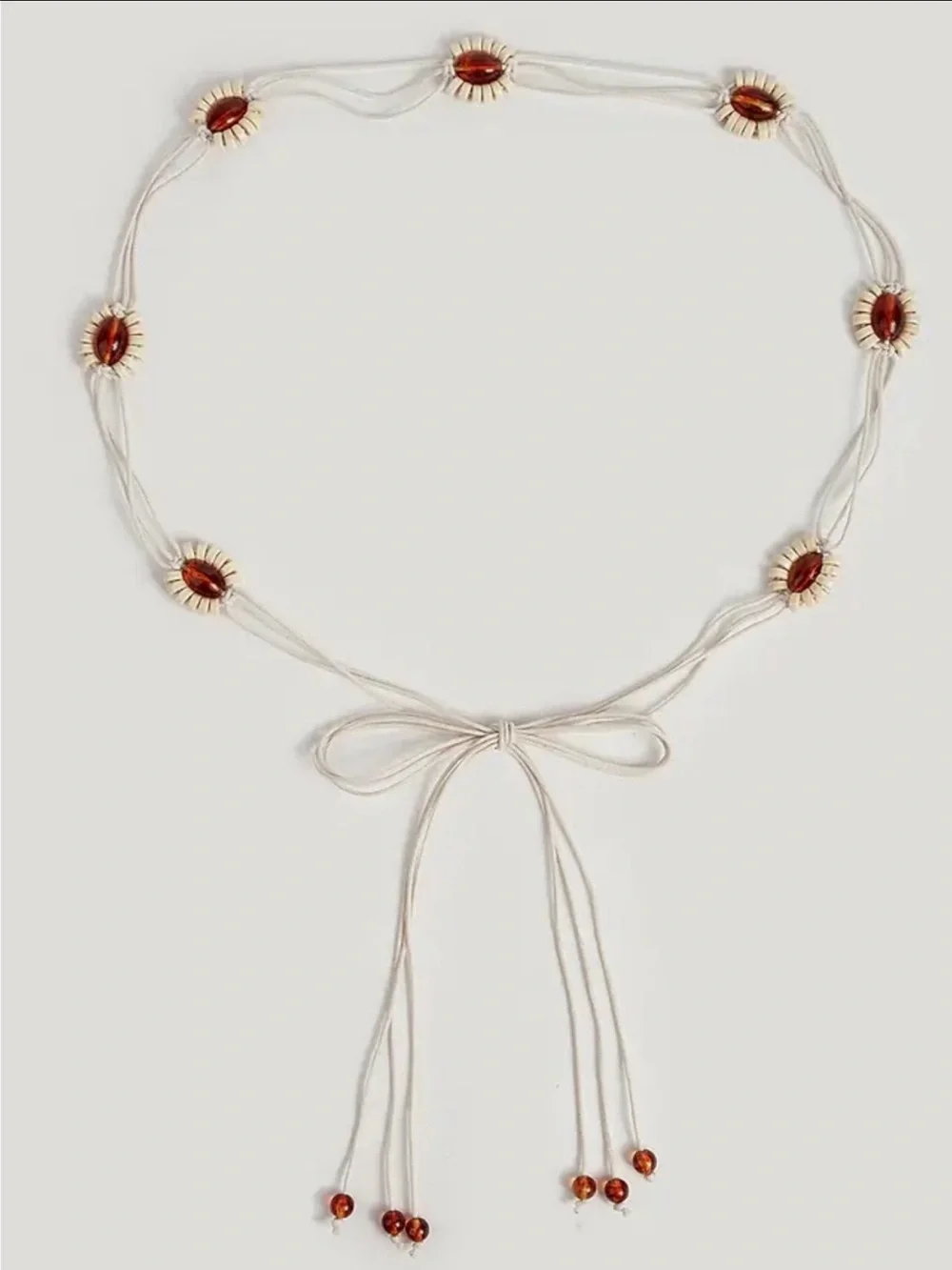 NWT CUPSHE Buckle Up Neutral Tie Waist Belt OS